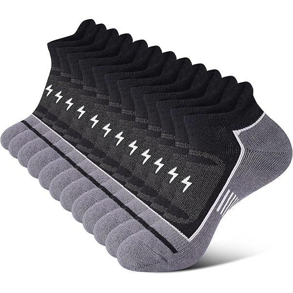 Amazon.com: NAVYSPORT 6 Pairs Ankle Socks Men Women Cushioned